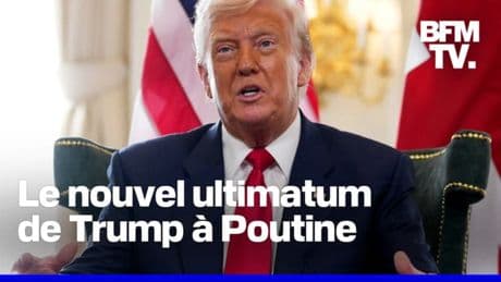 Guerre en Ukraine: Donald Trump donne "10 à 12 jours" à Vladimir Poutine pour arrêter le conflit