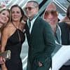 Natalie Pinkham CROPS her friend out of selfie with Brad Pitt before posting it to social media as she jokes she is going to make it her phone wallpaper