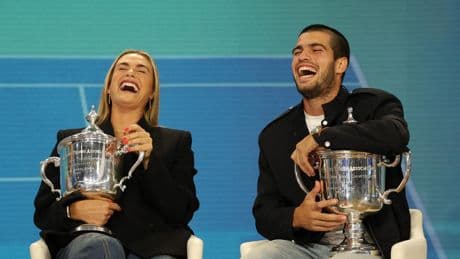 De cómo Alcaraz celebró su victoria en el US Open