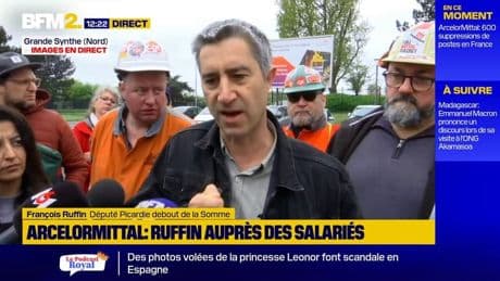 François Ruffin appelle l'État à entrer au capital d'ArcelorMittal