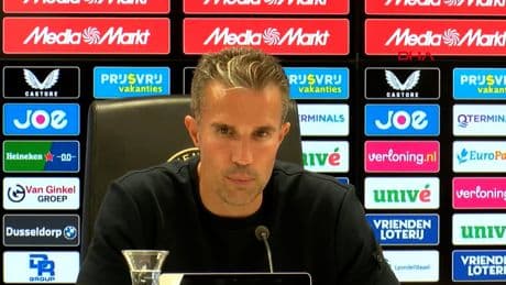 Feyenoord Teknik Direktörü van Persie: Kadıköy'de kaçınmayacağız