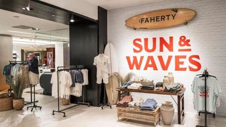 Faherty And Bloomingdale’s Team Up To Bring Coastal Cool To Midtown
