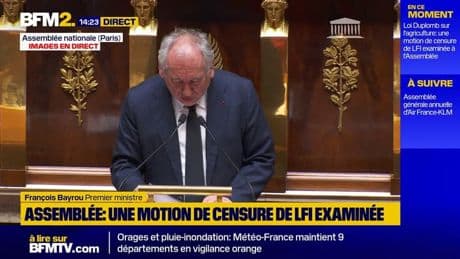Motion de censure: François Bayrou dénonce "un embouteillage parlementaire organisé et voulu"