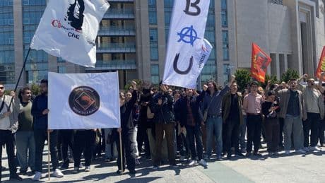 Öğrenciler Çağlayan'da: “Arkadaşlarımızı alana kadar buradayız”