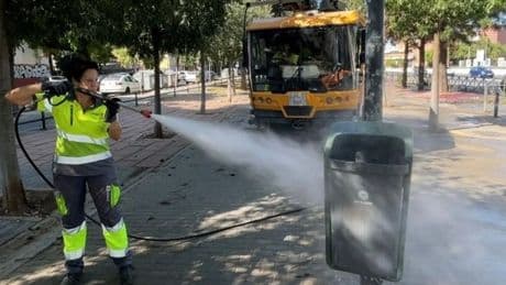 Lipasam exime a su plantilla de trabajar en las horas de más calor en Sevilla