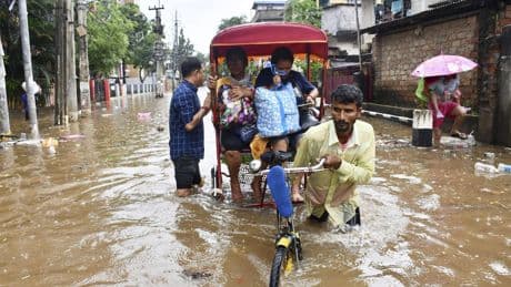 India's monsoon floods kill at least 22 people in the country's northeast