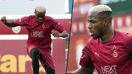 Galatasaray'da Victor Osimhen sahaya indi!