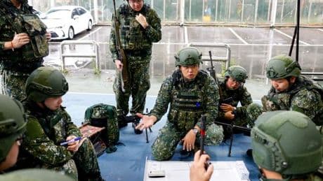 Taïwan commence ses exercices militaires annuels simulant une potentielle attaque de la Chine