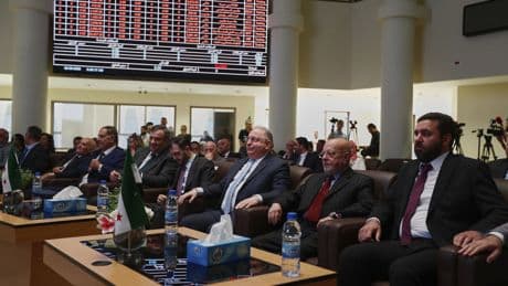 Another sign of Syria's rebuilding: The Damascus stock exchange opens again