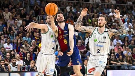 Horario y dónde ver por TV el Barça-Unicaja, tercer partido de los cuartos de final del playoff de la Liga Endesa