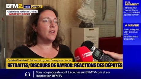 Retraites: pour Cyrielle Chatelain, François Bayrou "ne tient pas sa parole"