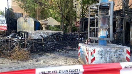 Brand: Großes Feuer am bekannten Technoclub "Wilde Renate"