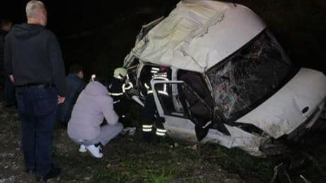 Samsun'da minibüs kaza yaptı! 1 kişi hayatını kaybetti, 4 yaralı var