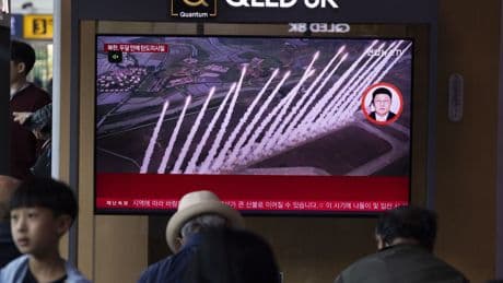 Corea del Norte lanza varios misiles de corto alcance hacia el mar de Japón