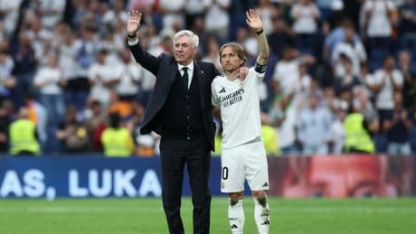 El adiós de los adioses de Modric y Ancelotti en el Bernabéu