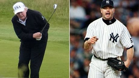 Donald Trump's golf struggles revealed by baseball legend and accused steroids cheat Roger Clemens