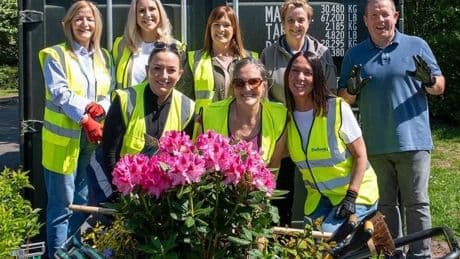 Team from Lanarkshire housebuilder digs in to help emerging environmental group
