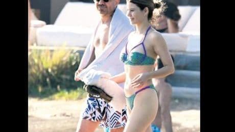 İskelede aile saati