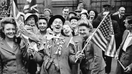 Royal congas and ‘public lovemaking’: How a euphoric Britain celebrated VE Day