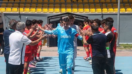 Kayserispor U19 takımından takdir toplayan hareket
