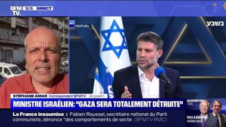 Le ministre des Finances israélien affirme que "Gaza sera totalement détruite" après la guerre