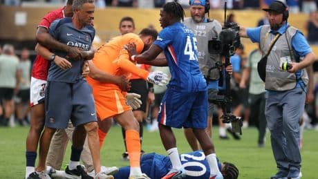 Luis Enrique explains angry Joao Pedro clash after Chelsea shock PSG in Club World Cup final