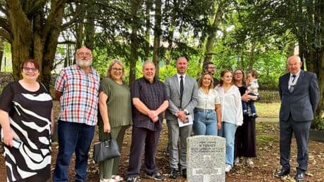 World War One serviceman remembered as rededication service held at Lanarkshire Paupers Cemetery