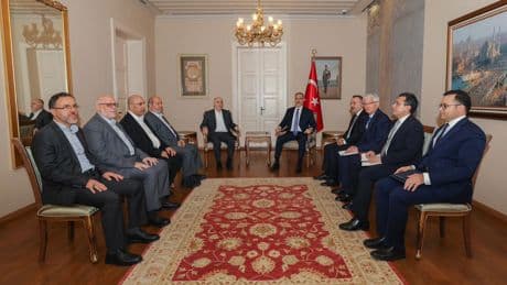 Bakan Fidan Hamas heyeti ile Gazze'deki son durumu görüştü