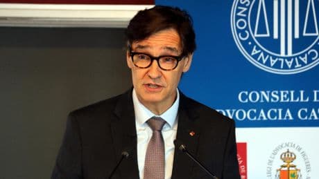 Salvador Illa reclama al poder judicial que respete el legislativo y el ejecutivo