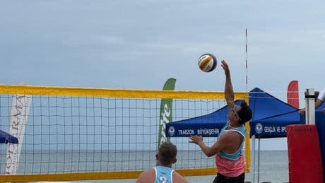 Trabzon'da Uluslararası Plaj Voleybolu heyecanı başladı