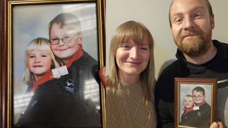 Siblings shocked after school photo turns up in charity shop hundreds of miles away