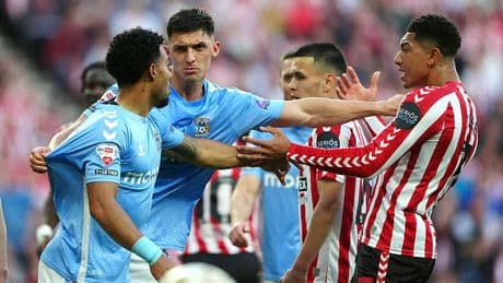 Fans spot embarrassing Sky Sports blunder during Championship play-off clash between Sunderland and Coventry