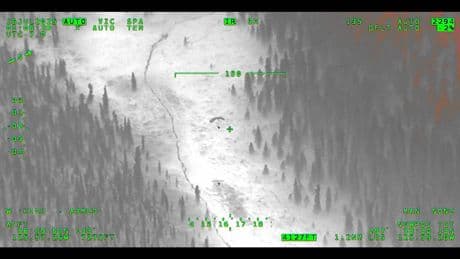 Hunter crushed by horse in northeastern B.C. rescued in nightime parachute drop