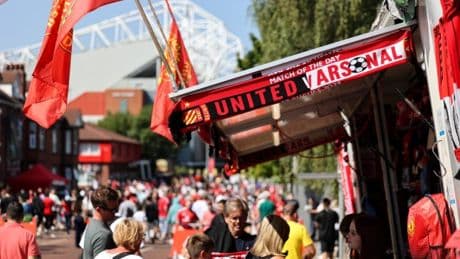 Picture of Man Utd star outside Old Trafford vandalised ahead of Arsenal clash