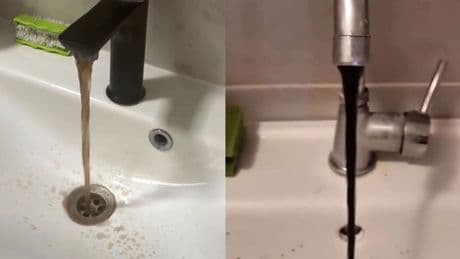Su kesintisi sonrası şok: Musluktan siyah su aktı