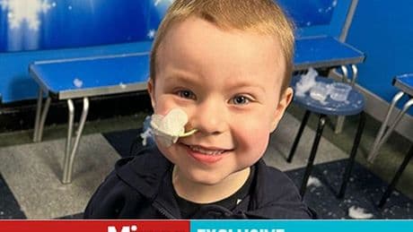 'My son, 3, was diagnosed with cancer after something started happening to his legs'