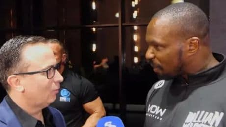 Dillian Whyte confronts presenter after being given inappropriate nickname