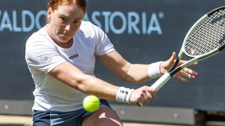 Start des Tennisturniers in Wimbledon: Mit „mega Zug“ auf dem Weg nach oben