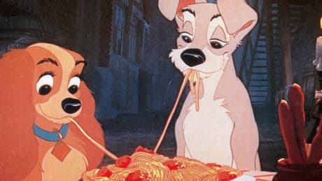 Spielfilmtipps zum Wochenende: Spaghetti waren vielleicht nie romantischer