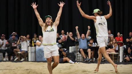 L.A. Launch's Hagen Smith inspired by his father during AVP League play at Intuit Dome