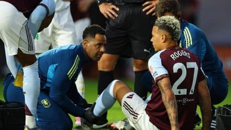 Morgan Rogers suffers injury during Aston Villa friendly
