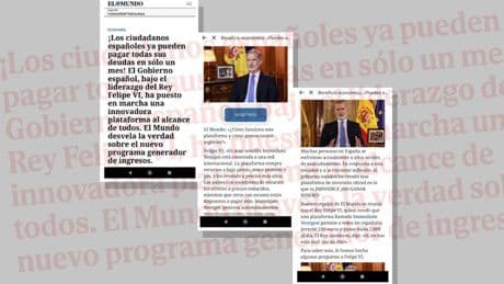 Felipe VI, el último gancho de la campaña de suplantaciones para promocionar estafas cripto
