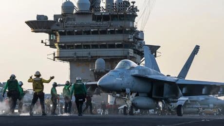 Another $60M US Navy jet falls off USS Harry Truman and is lost at sea