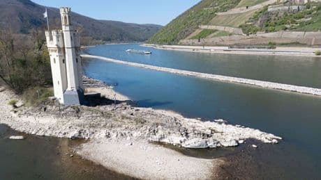 Wetter: Wasserstände am Rhein nach Regen wieder etwas höher