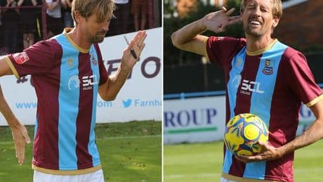 Peter Crouch punished by podcast hosts and forced to be mascot for non-league football team