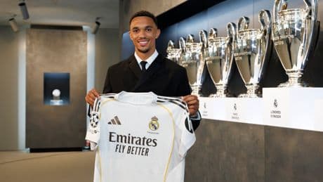 Trent Alexander-Arnold shows off fluent Spanish at Real Madrid unveiling after learning for ‘a few months’
