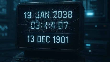 Takvimler 19 Ocak 2038'i gösterdiğinde, zaman 1901'e geri akacak!