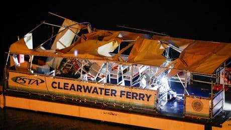 Driver of boat that crashed into Florida ferry killing one person denies fleeing the scene
