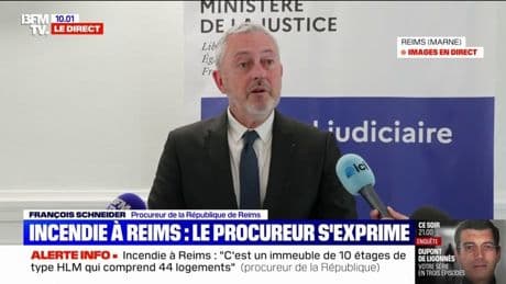 Incendie à Reims: le procureur de la République assure que le feu était "d'une extrême violence"