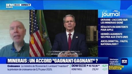 Minerais : Kiev et Washington signent l'accord